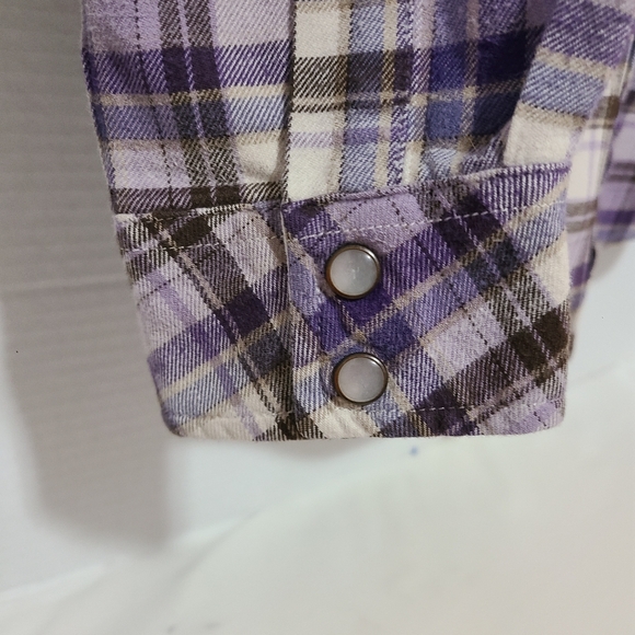 CARHARTT FOR WOMEN WARM FLANNEL HOODED SHIRT SIZE SMALL - Picture 5 of 6